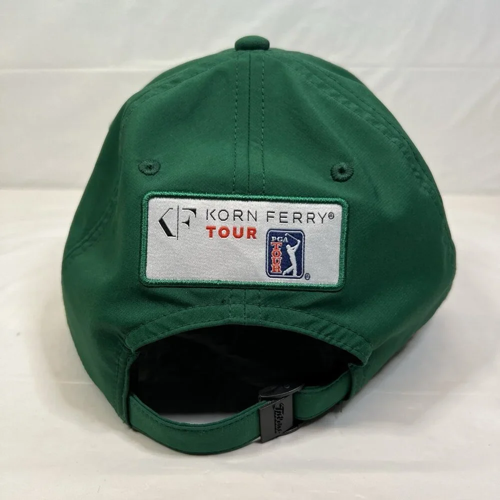 Titleist Golf Hat Adjustable Strapback Green White Korn Ferry Maine PGA Tour - Picture 4 of 10